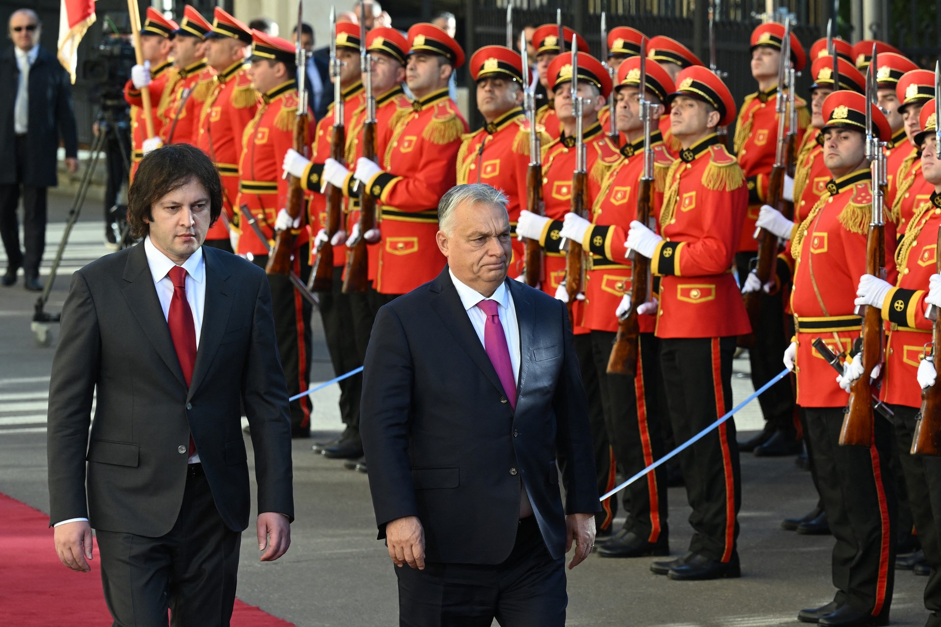 Hungary’s PM Orban visits Georgia after disputed election