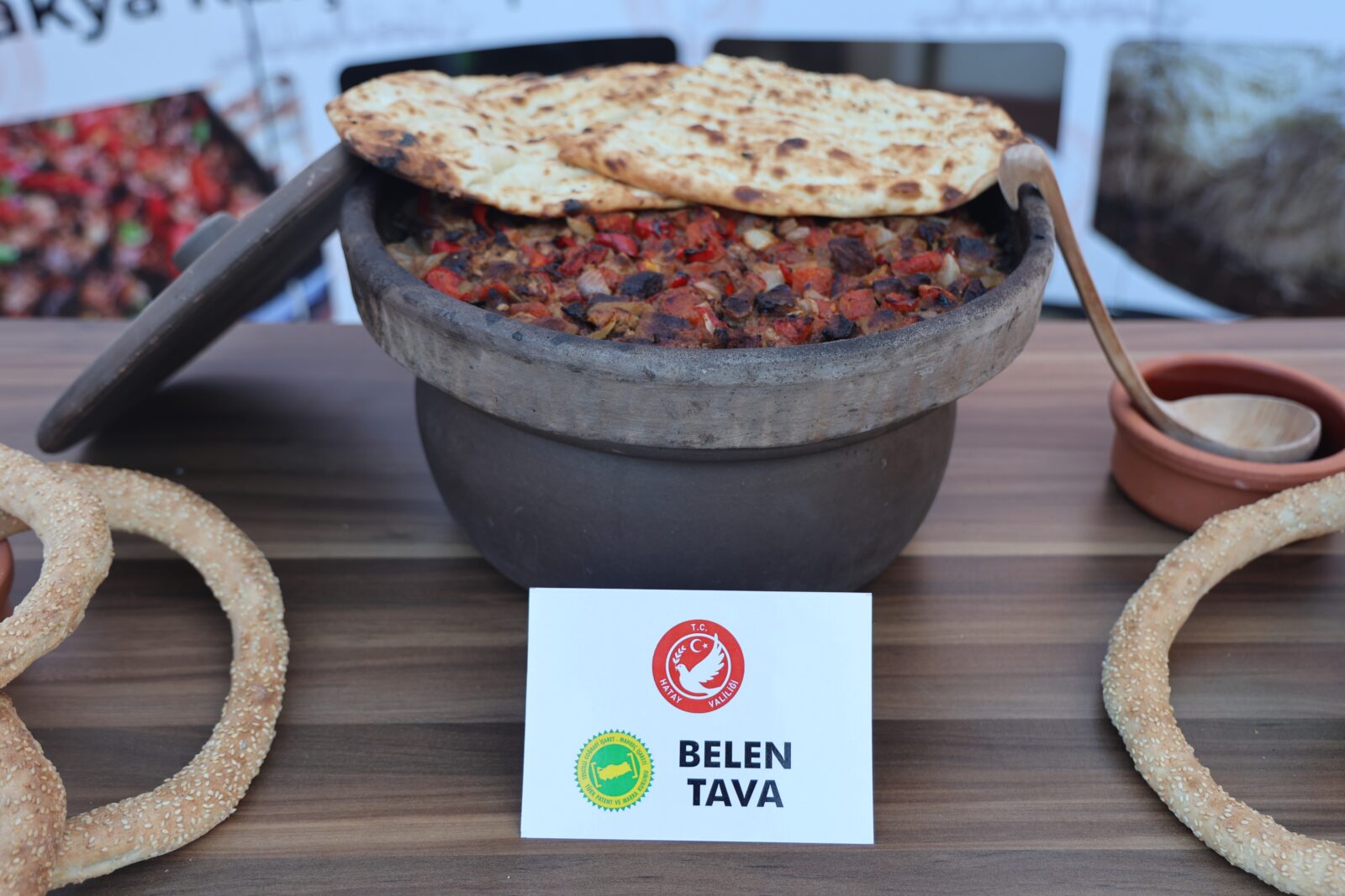 The famous Belen casserole (Belen tava) is one of Hatay’s dishes now officially recognized with geographical indication status, Hatay, Türkiye, Oct. 9, 2024. (IHA Photo)