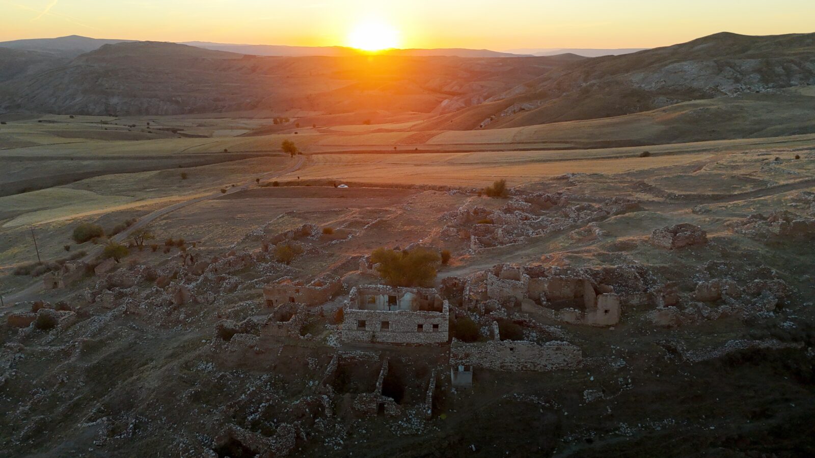 Emirhan village in Sivas, Türkiye, Oct. 17, 2024. (IHA Photo)