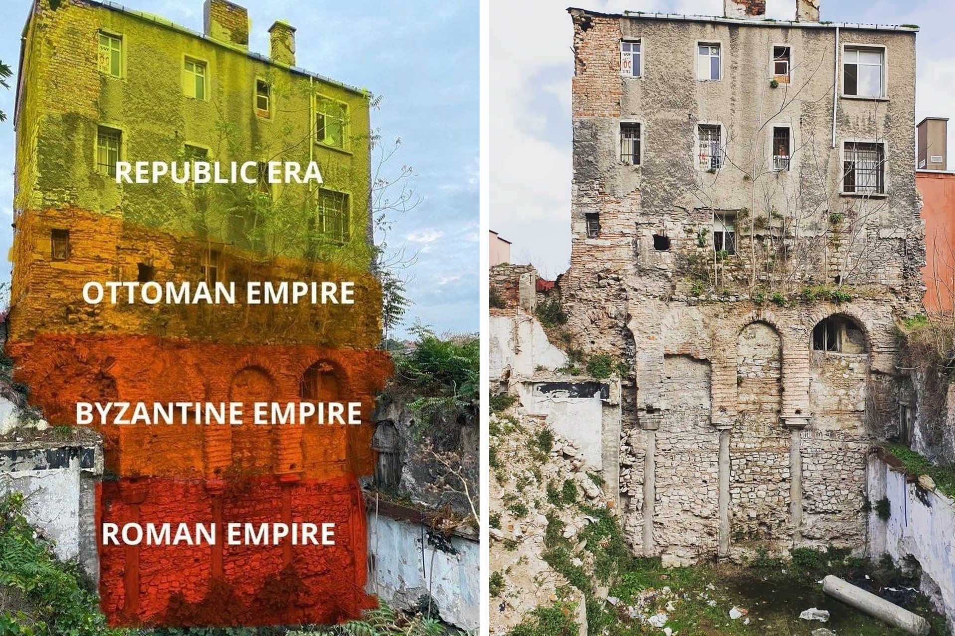 Layers of history: Building in Istanbul reflects Roman, Byzantine, Ottoman eras