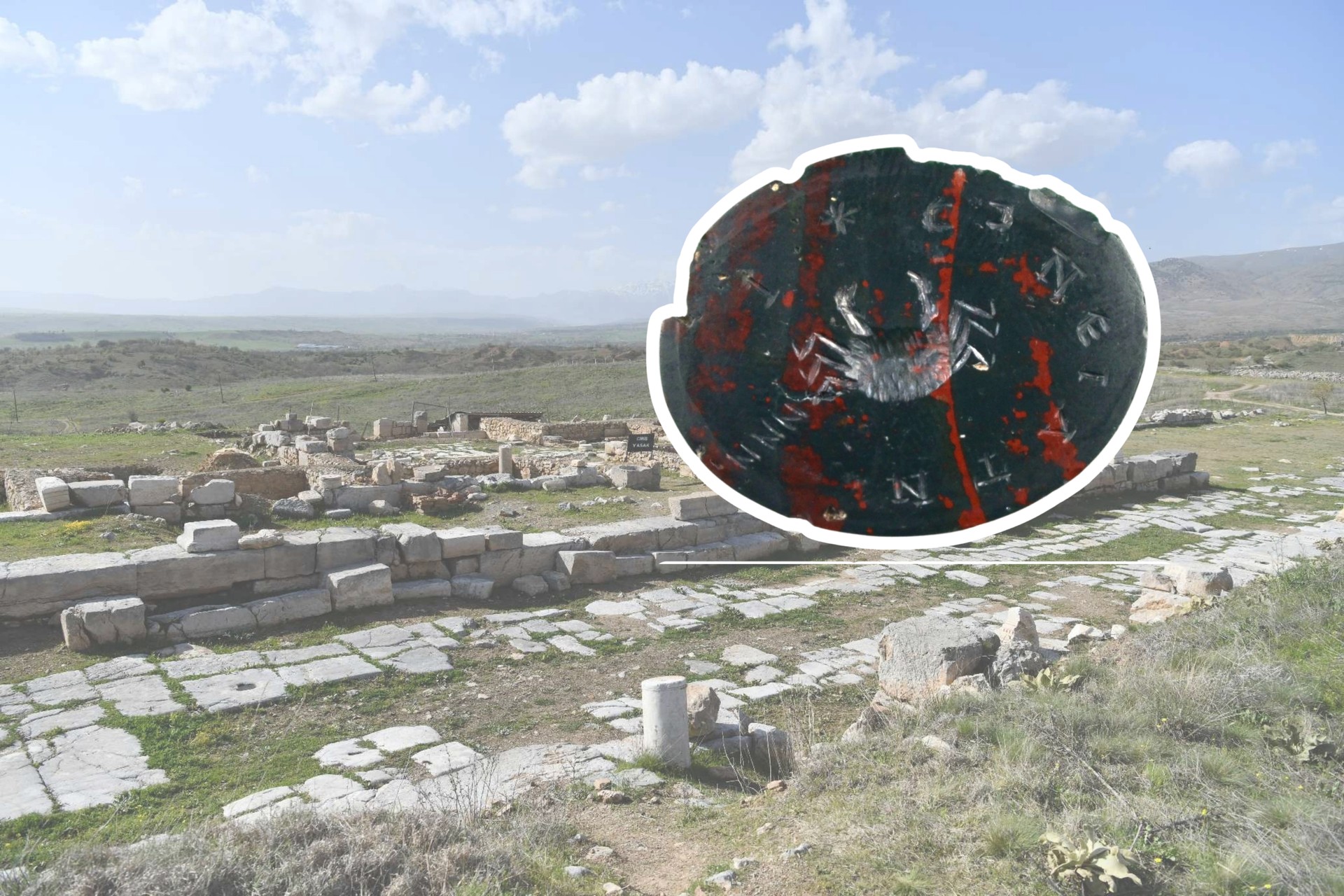 Amulet believed to cure cancer unearthed in Türkiye's Antioch of Pisidia