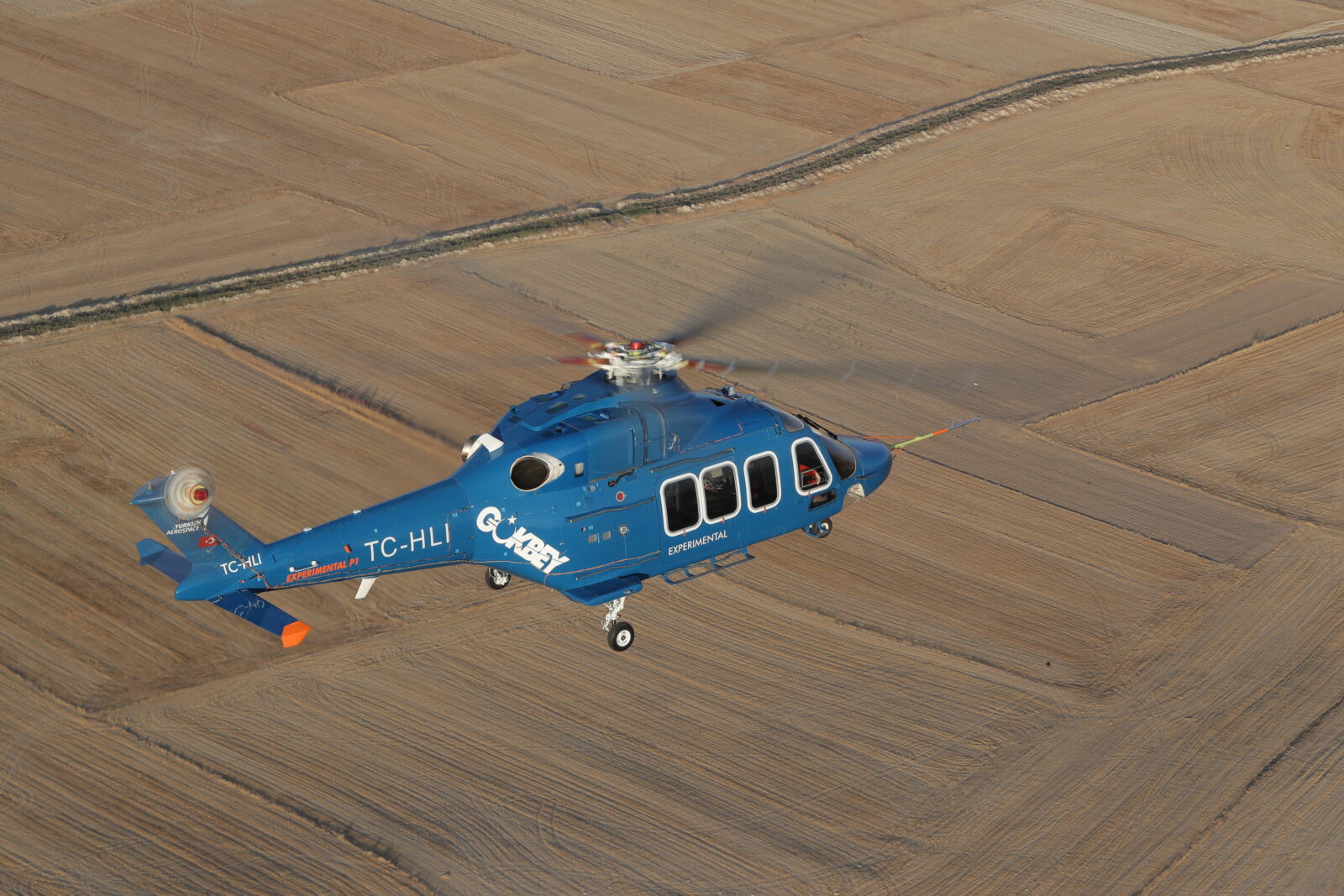 The T625 Gokbey multi-purpose helicopter. (TAI Photo)