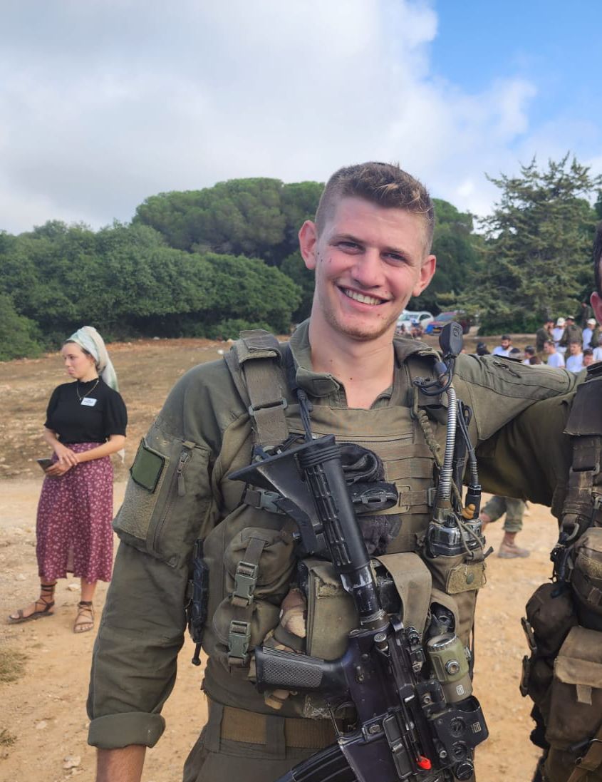 Cpt. Eitan Itzhak Oster from the IDF who got killed in recent clashes with Hezbollah in south Lebanon. (via X)  