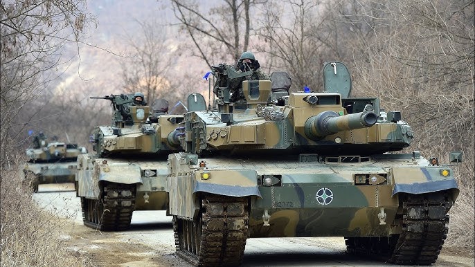 K2 Black Panther main battle tanks of the Republic of Korea Army participating in various training exercises. (via YouTube/Korea Defense Blog)