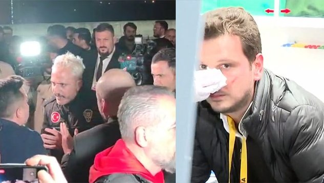 Besiktas president’s driver arrested for attacking journalist after derby