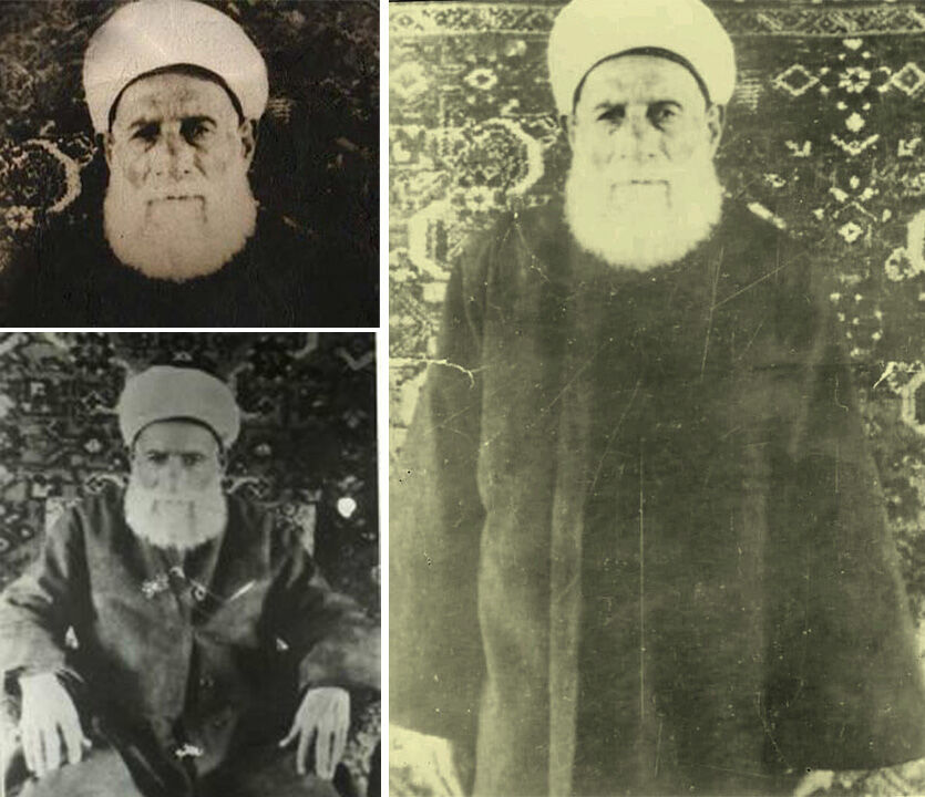 Historic photos of Yusuf al-Nabhani, a key religious figure in Beirut's history. (Photo via Türkiye daily)