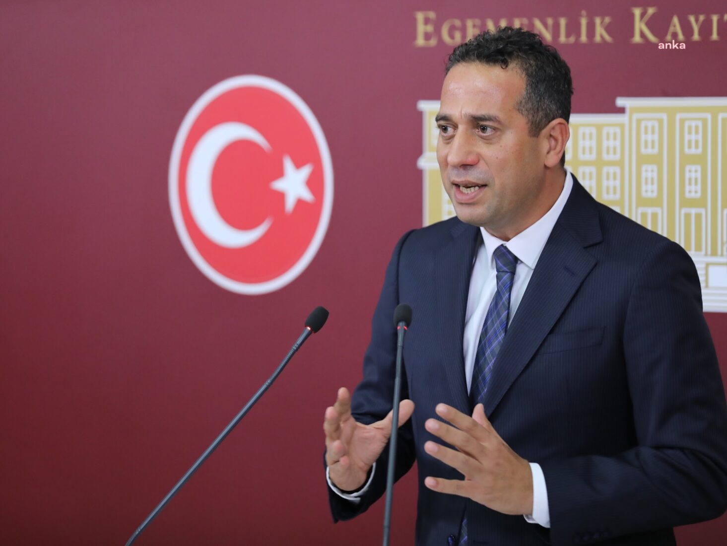 Fist fight in Turkish Parliament after opposition lawmakers confronted interior minister