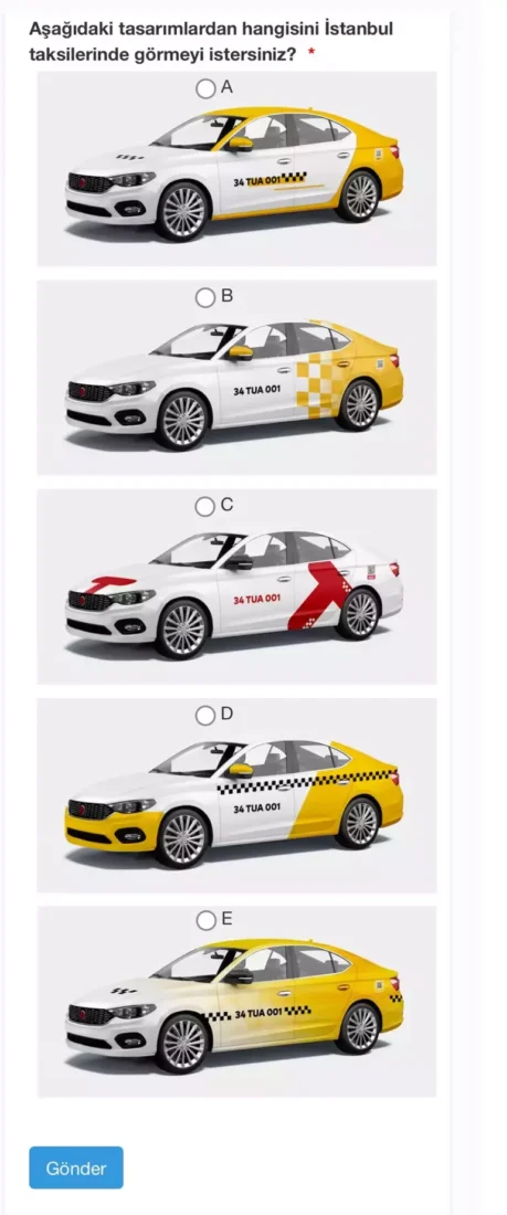 Istanbul to launch 2,500 modern taxis with custom vinyl wrap designs