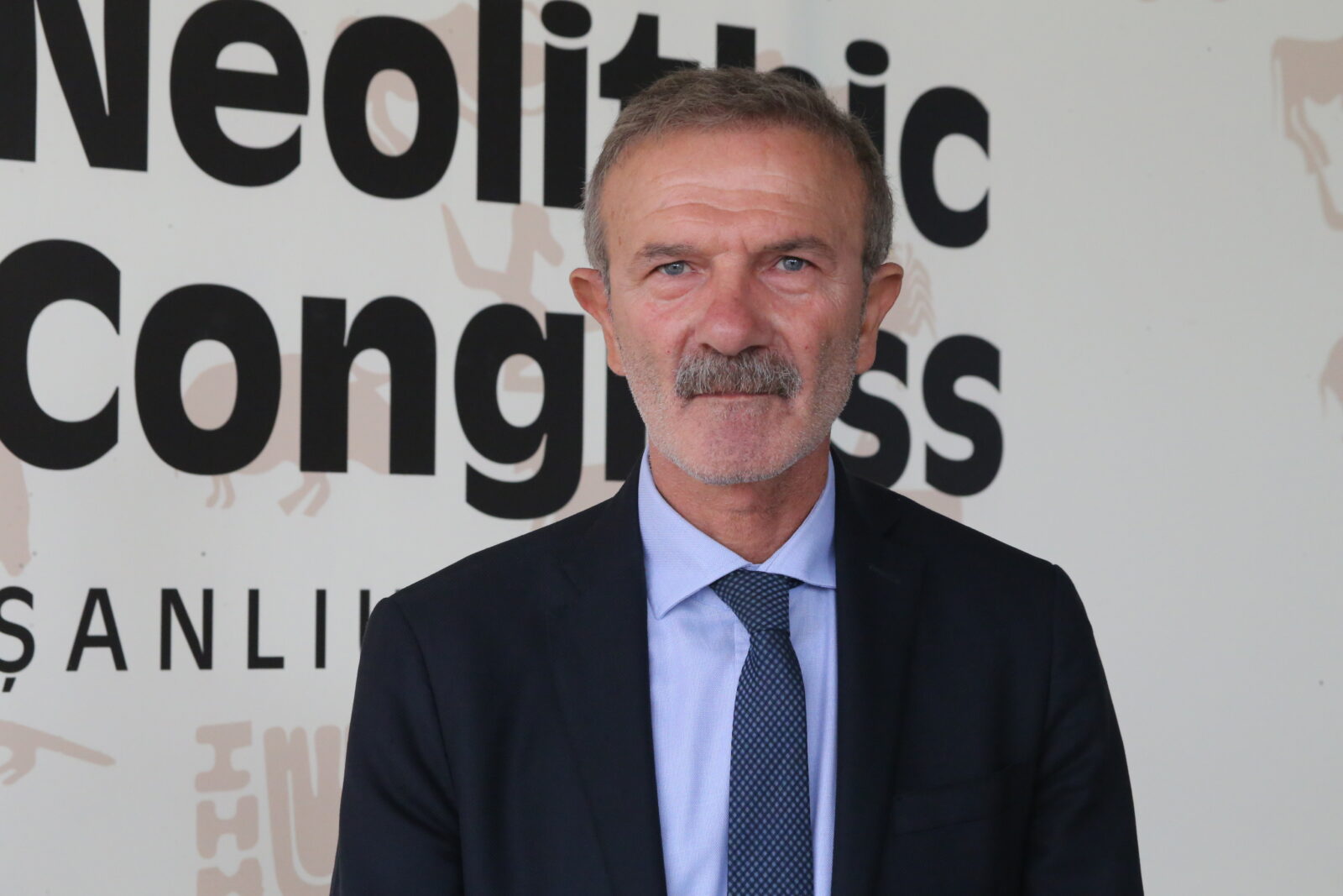 The World Neolithic Congress, supported by the Ministry of Culture and Tourism, continues in Sanliurfa with nearly 1,000 participants from 63 countries. Professor Necmi Karul, Head of the Congress Organizing Committee (pictured), speaks to the press, November 2024. (AA Photo)