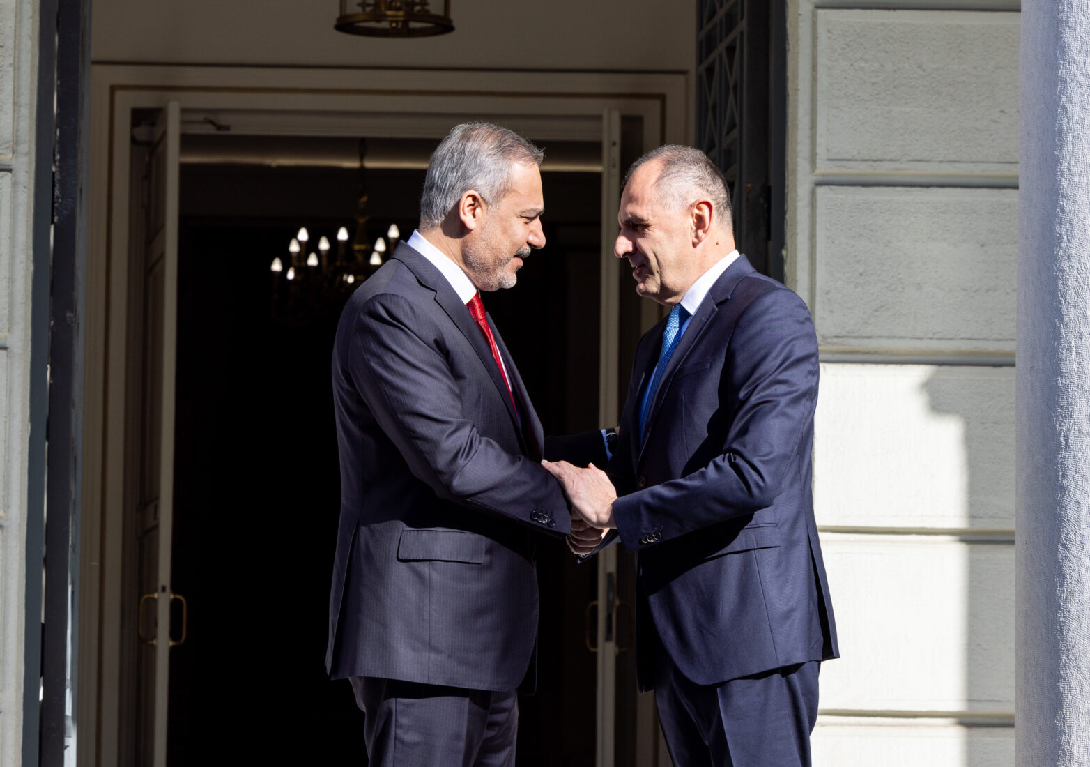 Turkish FM Fidan meets Greek counterpart Gerapetritis in Athens