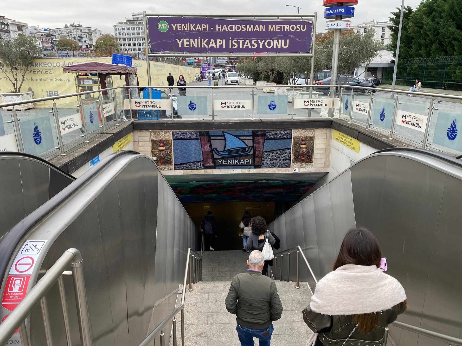 Fire disrupts service at Istanbul’s Yenikapi metro station