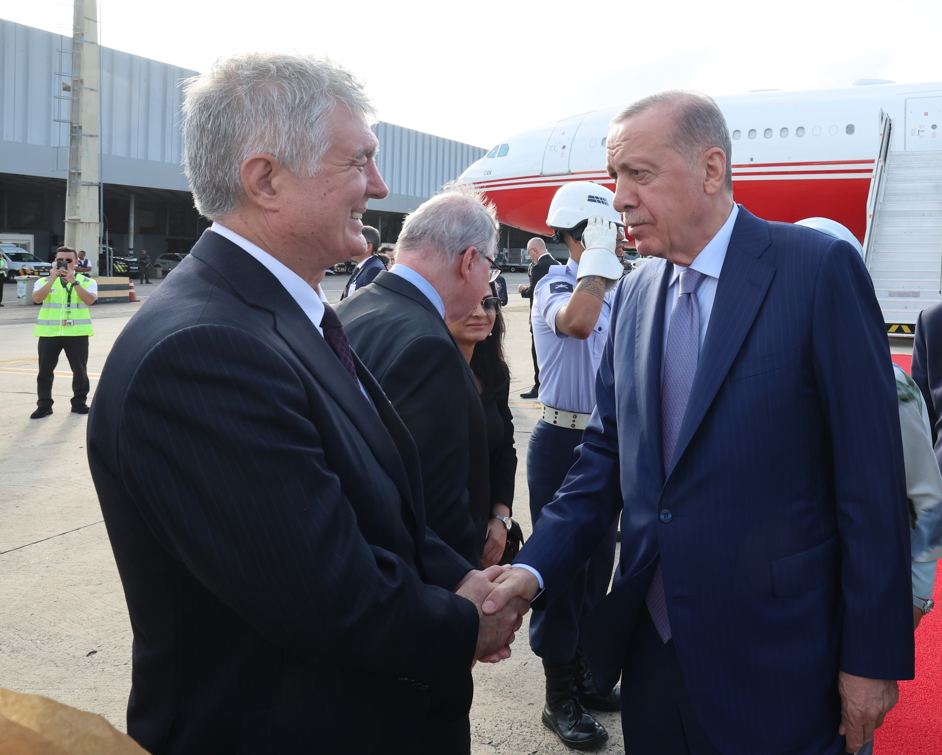 Erdogan arrives in Rio for G-20 summit focused on justice and sustainability