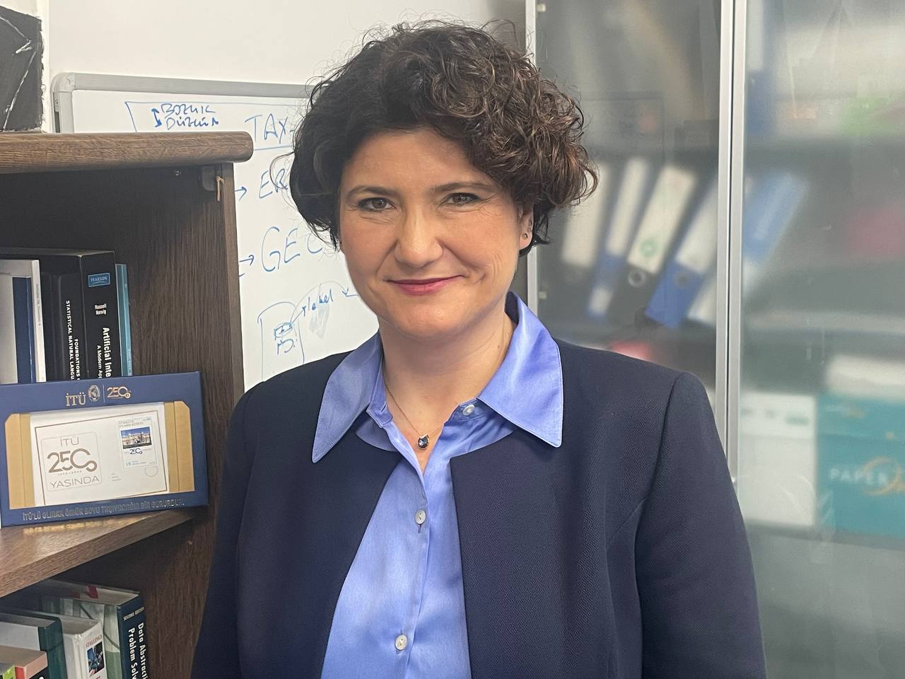 Professor Gulsen Eryigit, Head of Department of Artificial Intelligence and Data Engineering at ITU Istanbul, Türkiye, November 21, 2024. (AA Photo)