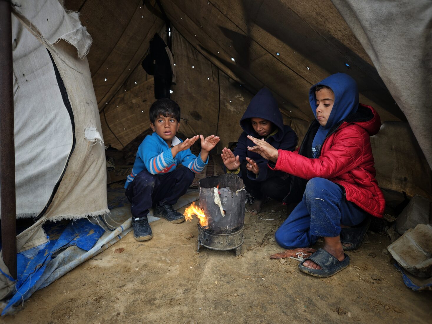 Harsh winter, Israeli airstrikes and resource shortages worsen Gaza crisis