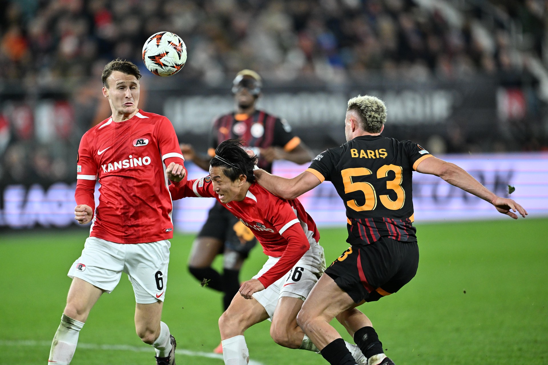 Galatasaray draws 1-1 with Dutch team AZ Alkmaar in Europa League week 5
