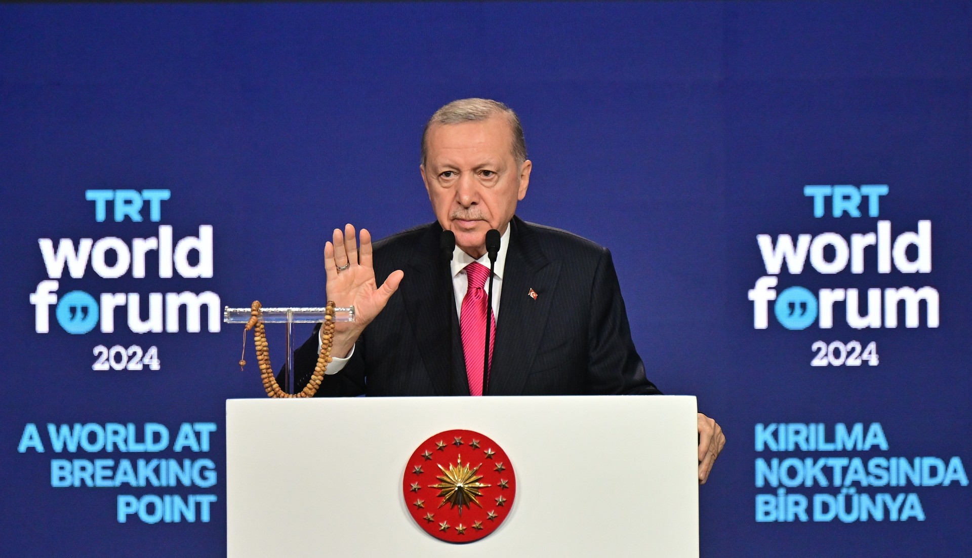President Erdogan slams UN structure:  World cannot be left to 5 nations