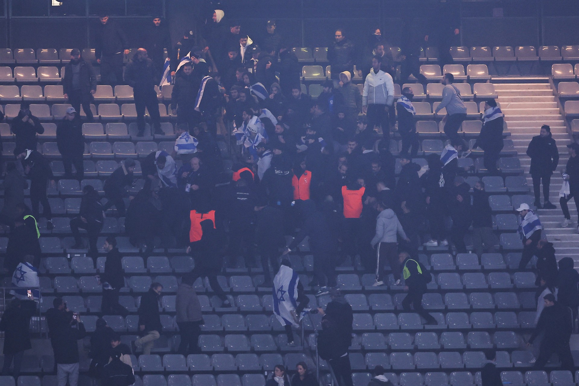 French and Israeli fans clash at tense UEFA Nations League match