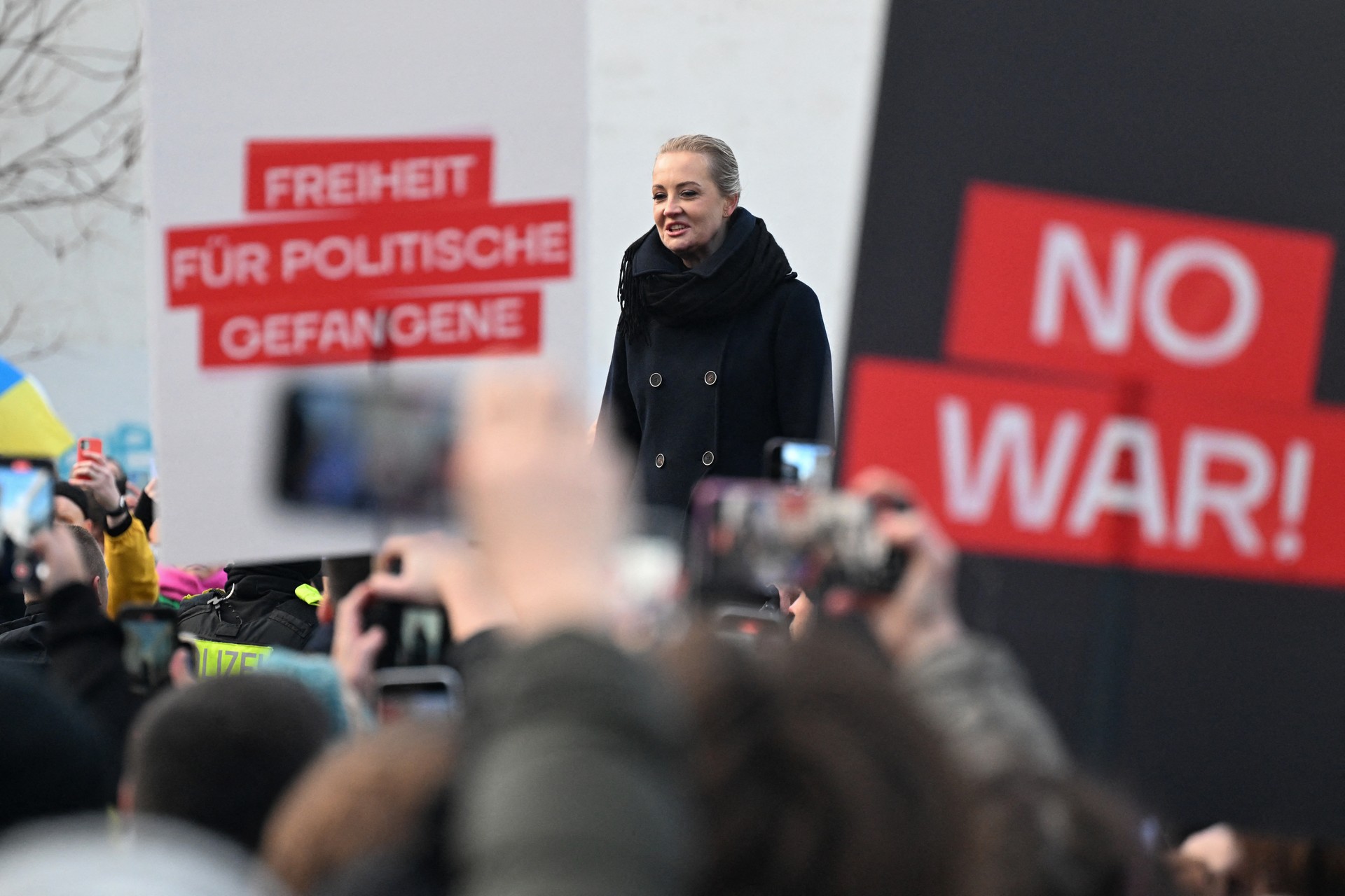 Russian opposition stages anti-war march in Germany’s capital