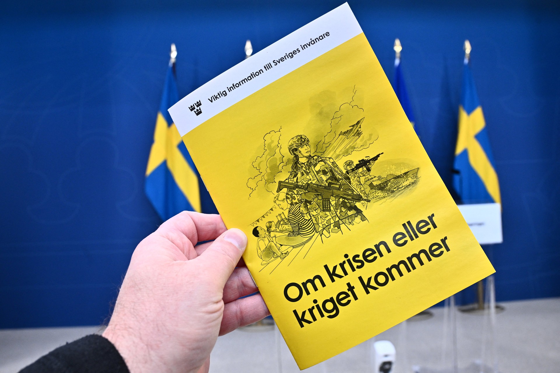 Sweden issues war preparedness pamphlets amid growing security concerns