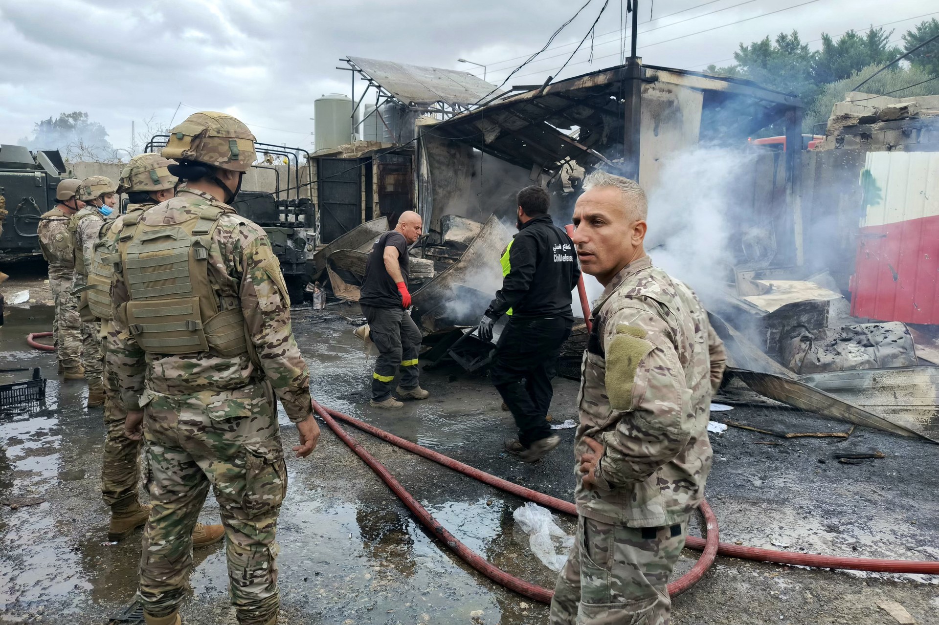 Israeli attack on Lebanese army position kills soldier, injures 18 others