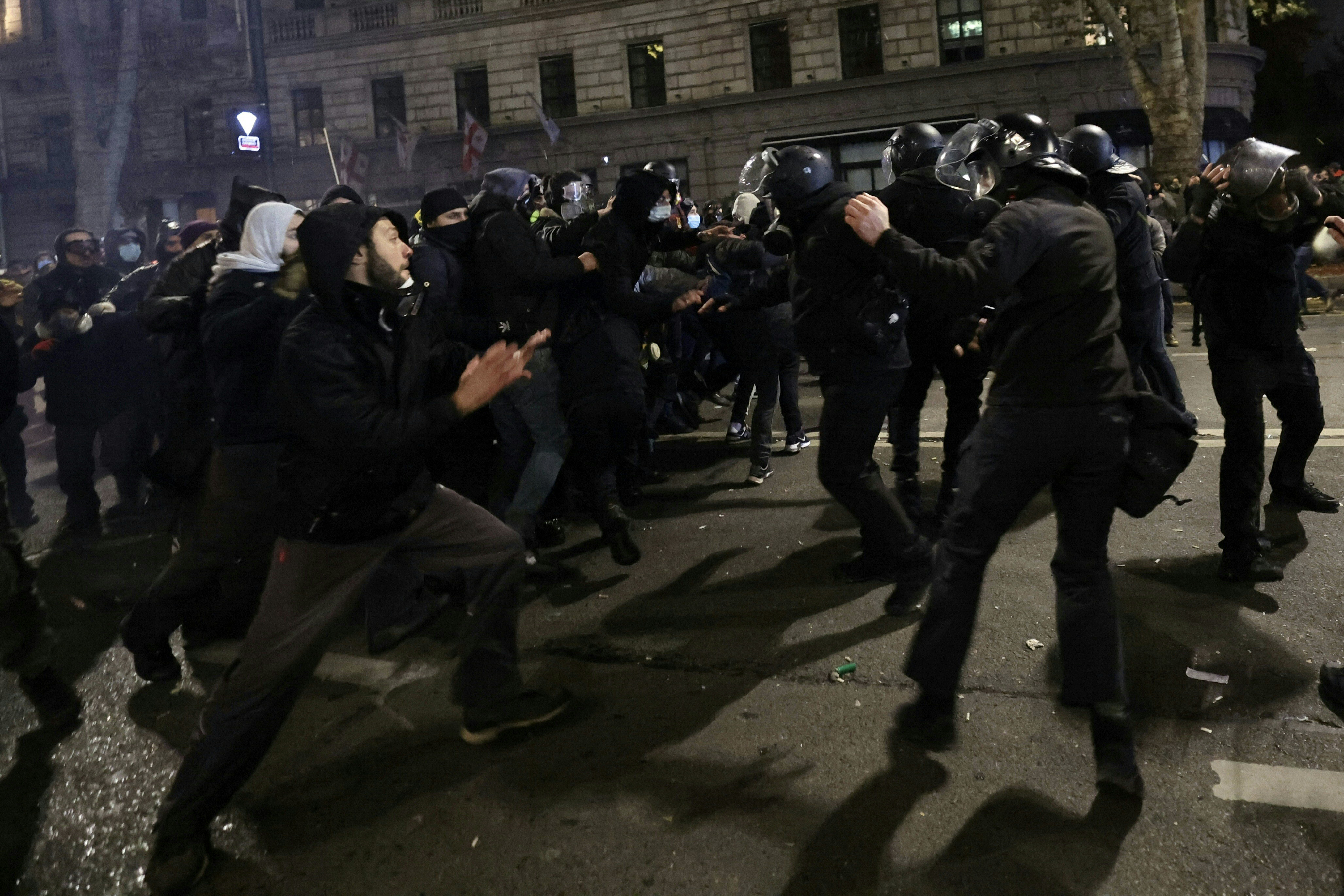Georgia arrests 107 protestors on 2nd day of pro-EU demonstrations