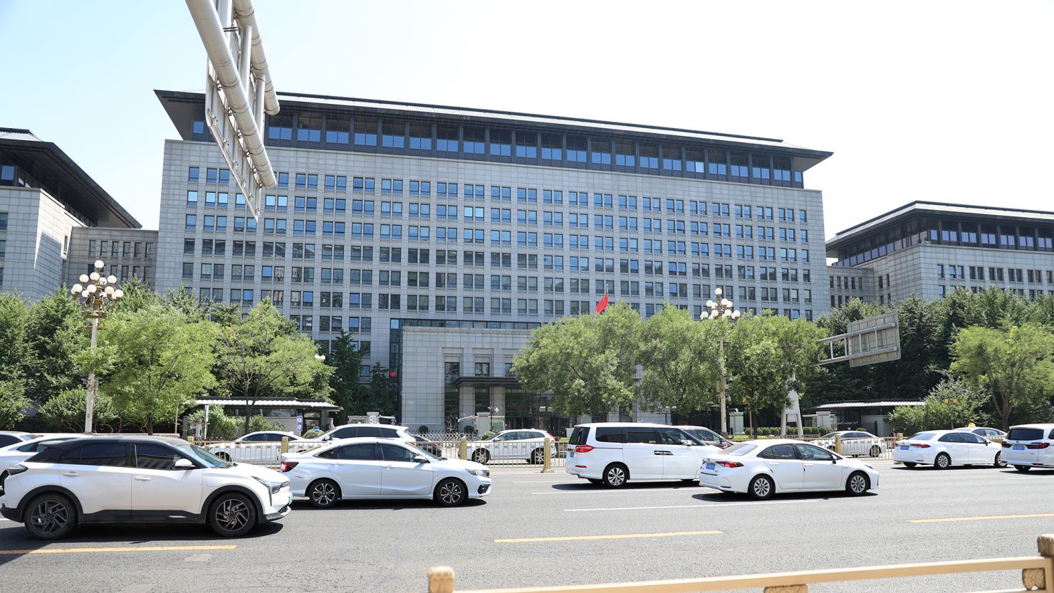 China's Ministry of Commerce on June 16, 2024 in Beijing. (Courtesy CNN/ Charle He/Getty Images) 