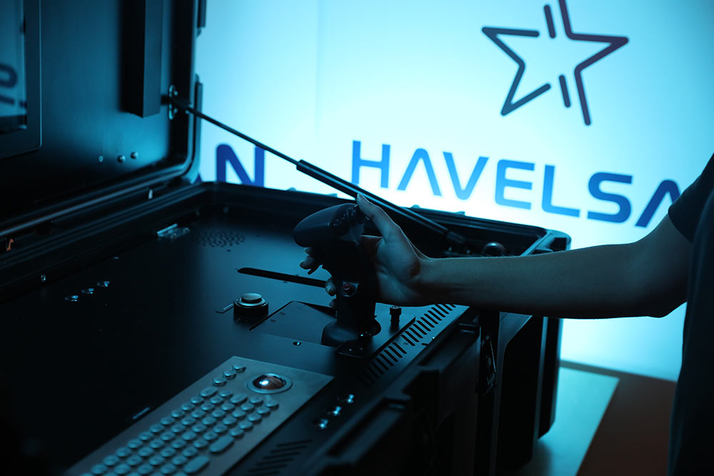 Havelsan Sancar USV's control station. (Havelsan Photo)