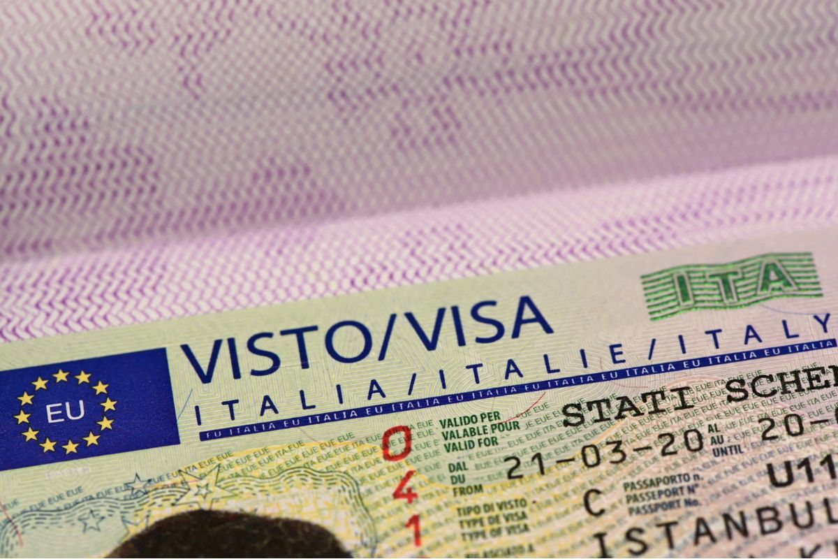 Italy visa image. (Photo via Freepik)