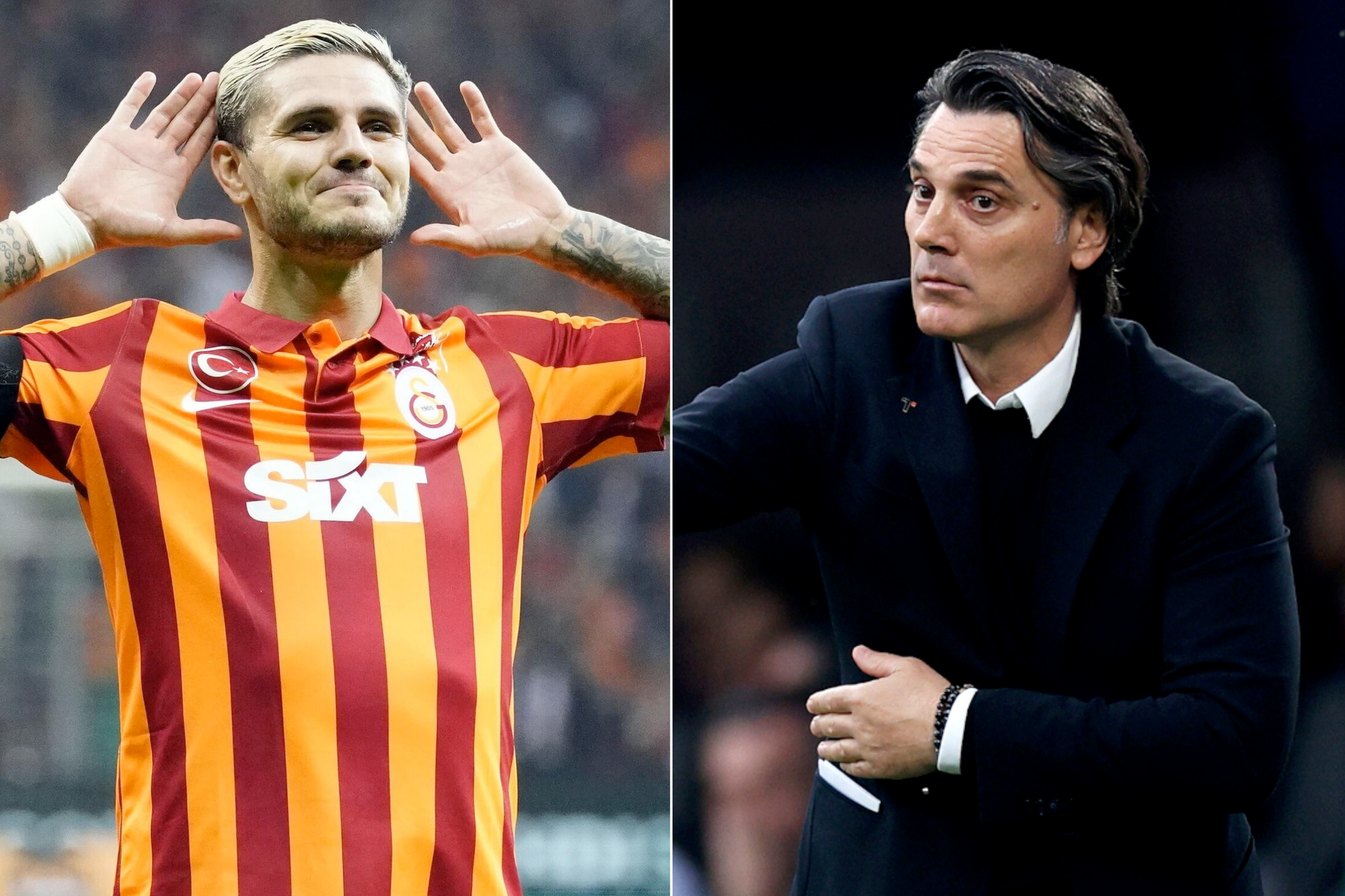 Coach Montella regrets not having Galatasaray's Icardi in Turkish national team