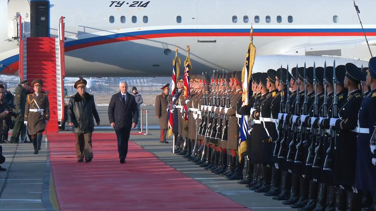 Russian defense minister visits North Korea for talks with military, political leaders