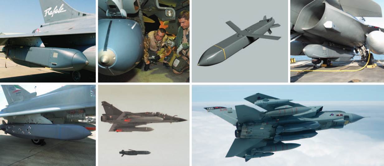 Storm Shadow missiles on different platforms. (MBDA Photo)