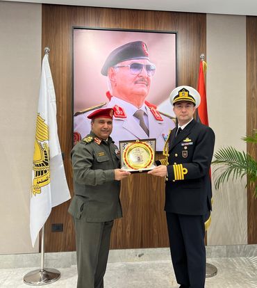 Senior Turkish official meet with Haftar's forces in Benghazi. (via Facebook)