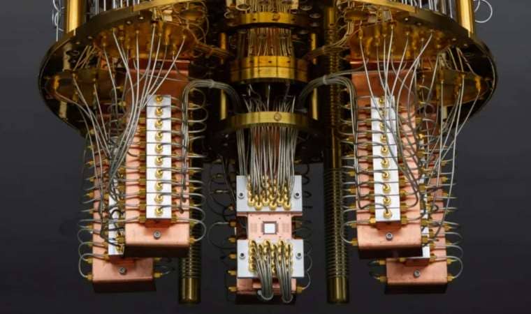 Türkiye's quantum computer. (AA Photo)