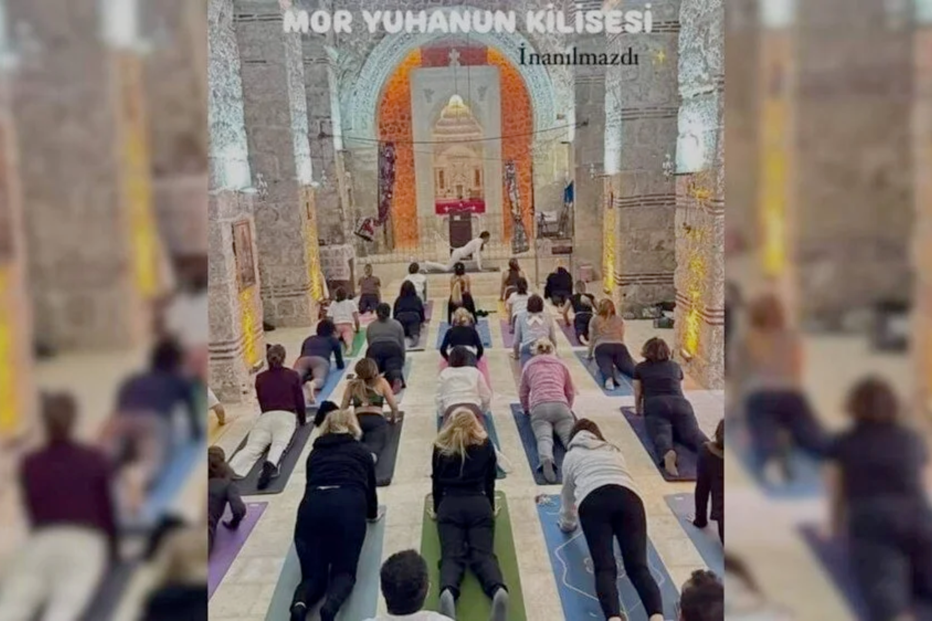 Yoga session inside historic Syriac church in Türkiye's Mardin causes backlash