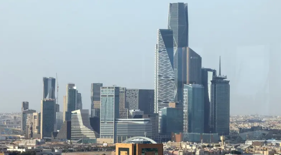 King Abdullah Financial Centre in Riyadh, Saudi Arabia, on Aug. 1, 2023. (AFP Photo)