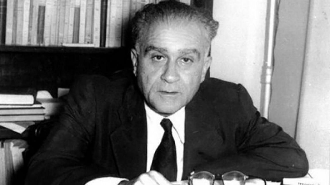 Turkish literary figure Ahmet Hamdi Tanripinar finished "A Mind at Peace" in 1949 while living in Narmanli Han on Istiklal Street in Beyoglu, Türkiye. (Photo via Ministry of Education)