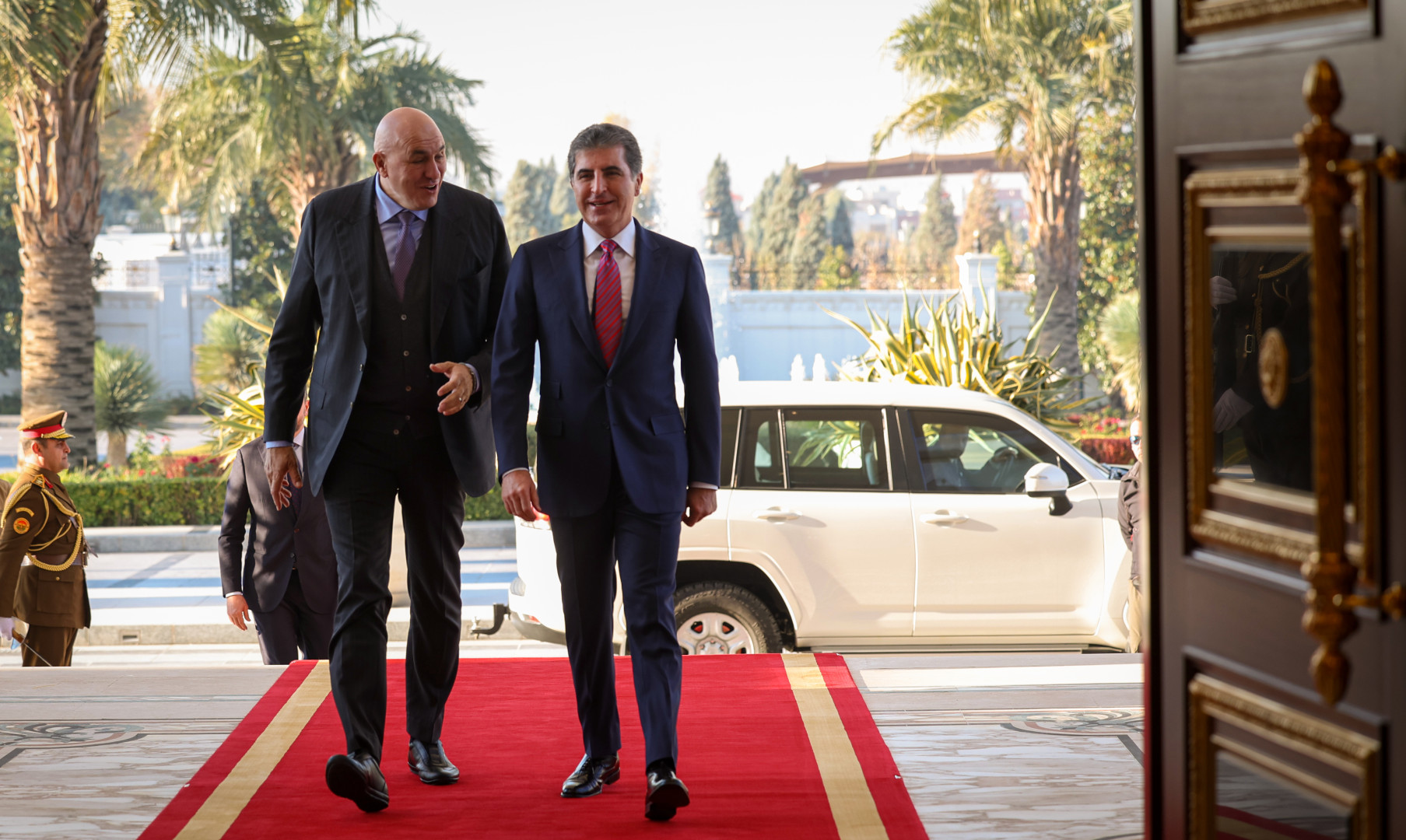 Iraqi KRG president, Italy