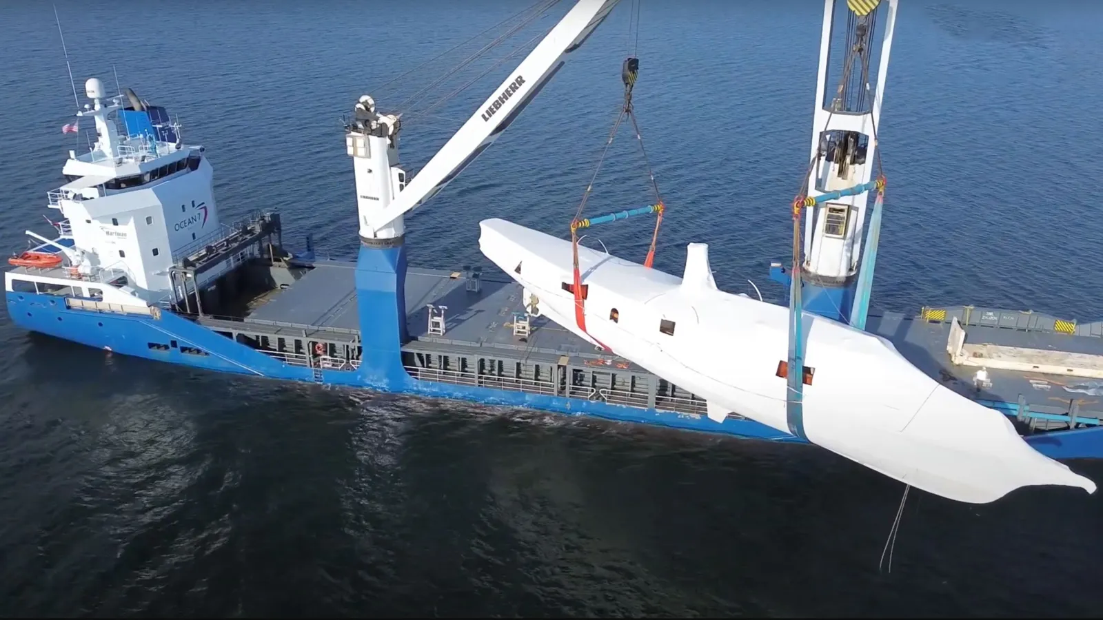 Cangarda on transport from Maine, U.S. to Türkiye. (Photo via Front Street Shipyard)