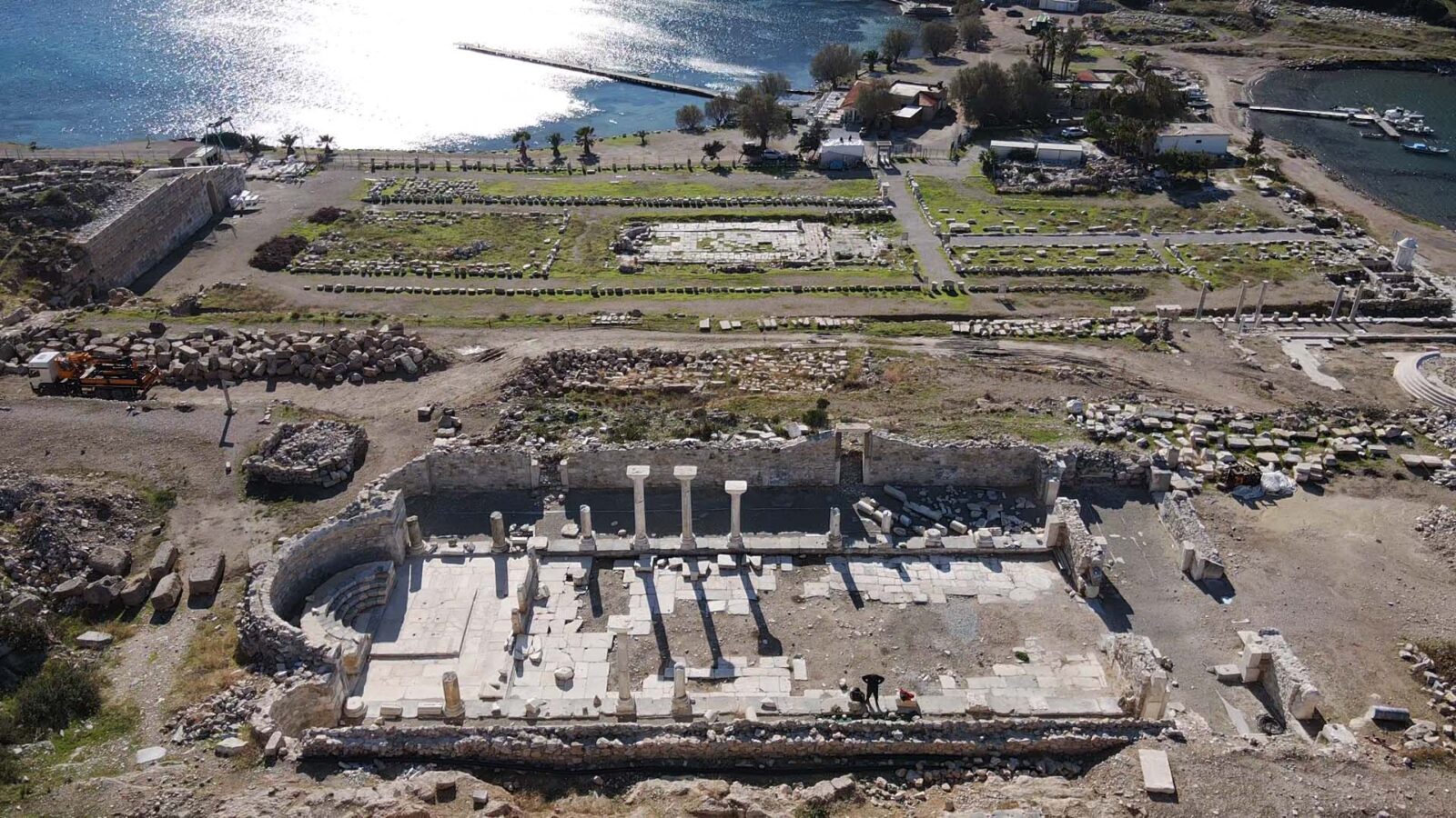 Hidden treasures uncovered in Türkiye’s Knidos' 2,600-year-old church restoration