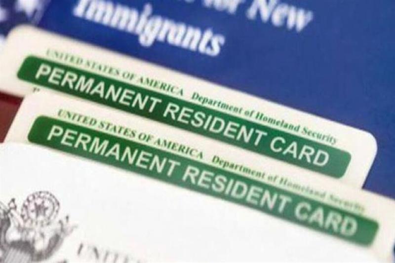 Image of the green card used for representational purposes only (AFP Photo)