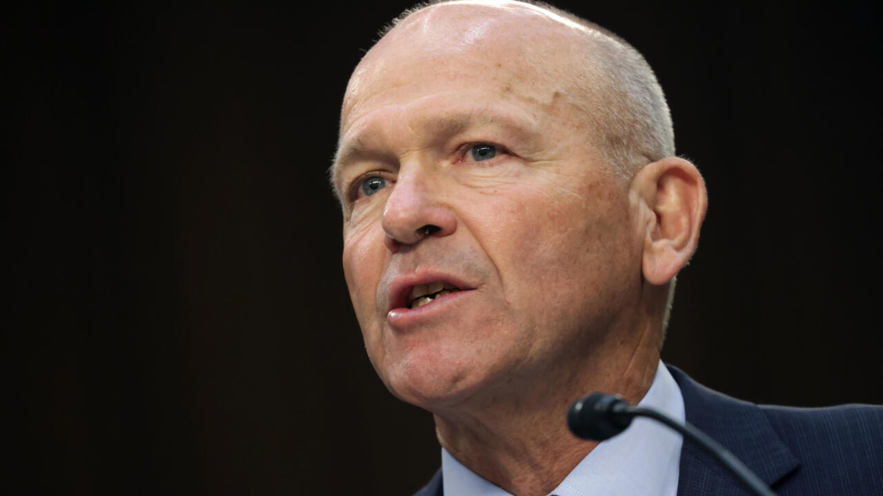 Boeing CEO Dave Calhoun testifies before a subcommittee of the Senate Energy and National Resources Committee on the company’s safety culture in Washington, D.C., U.S., on June 18, 2024.(AFP Photo)
