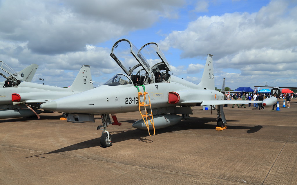 Spanish Air Force SF-5M 'Freedom Fighter' RIAT 2015. (Mark Butcher Photo) 