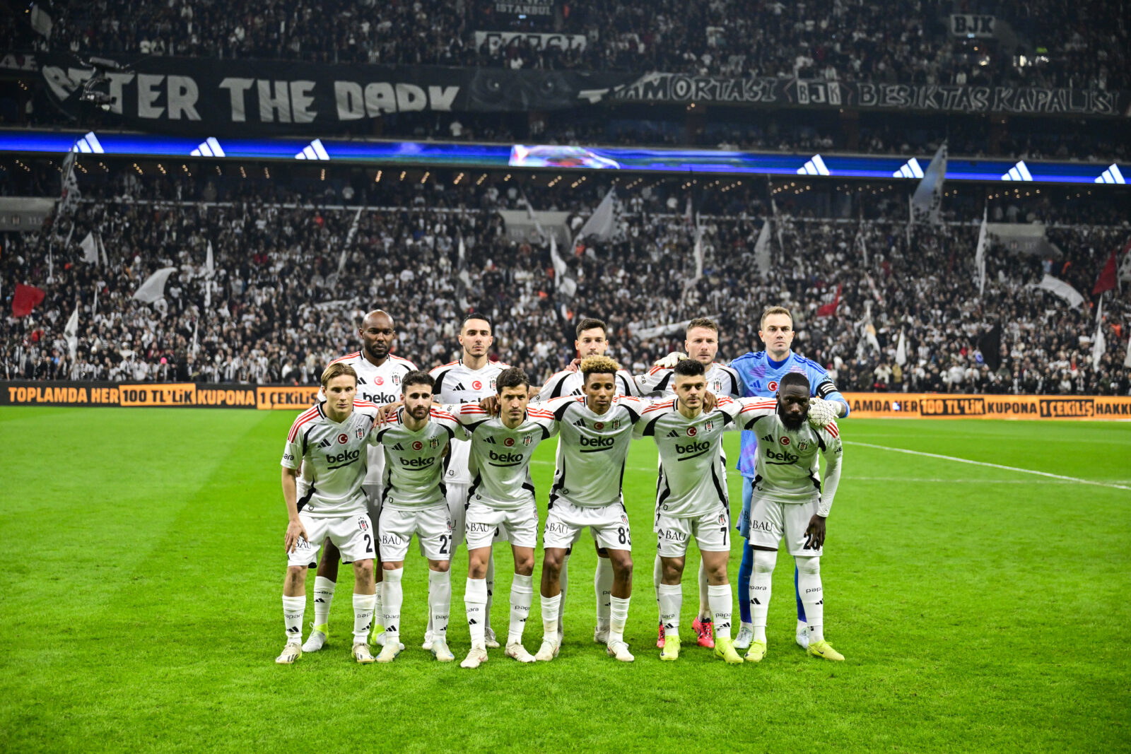 In the 15th week of the Trendyol Super League, Besiktas and Fenerbahce teams meet at Tupras Stadium (AA Photo)