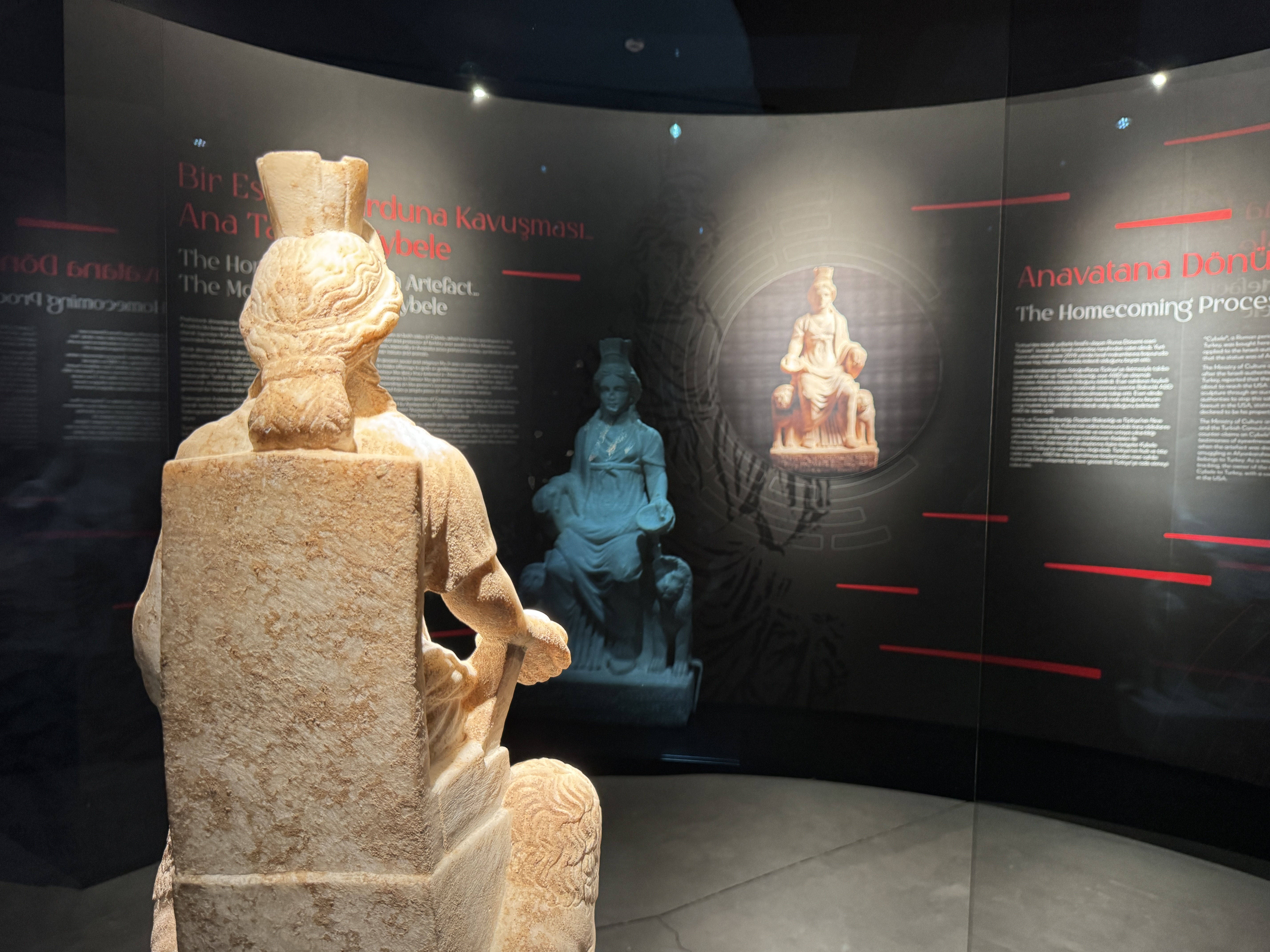 Once smuggled abroad, Kybele statue shines at Afyonkarahisar Museum