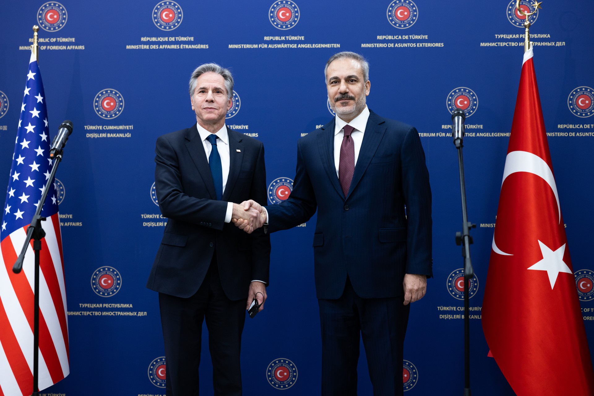 FM Fidan meets Blinken to discuss stability in Syria, ceasefire in Gaza