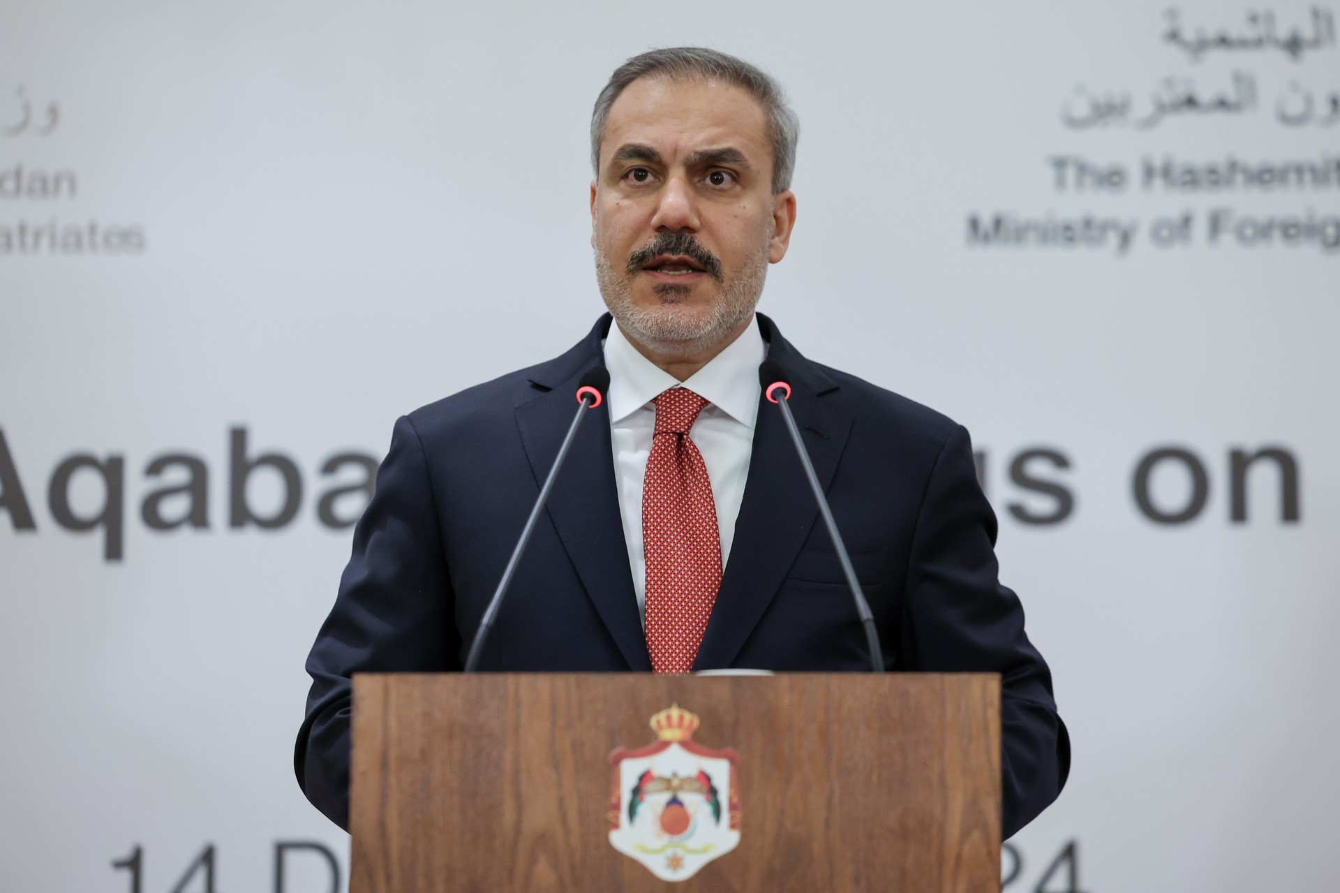 Foreign Minister discusses post-Assad Syria and Gaza conflict with EU officials