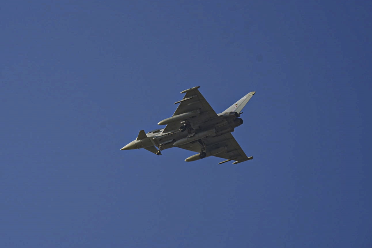 RAF Eurofighter Typhoon lands at Murted Air Base, Ankara
