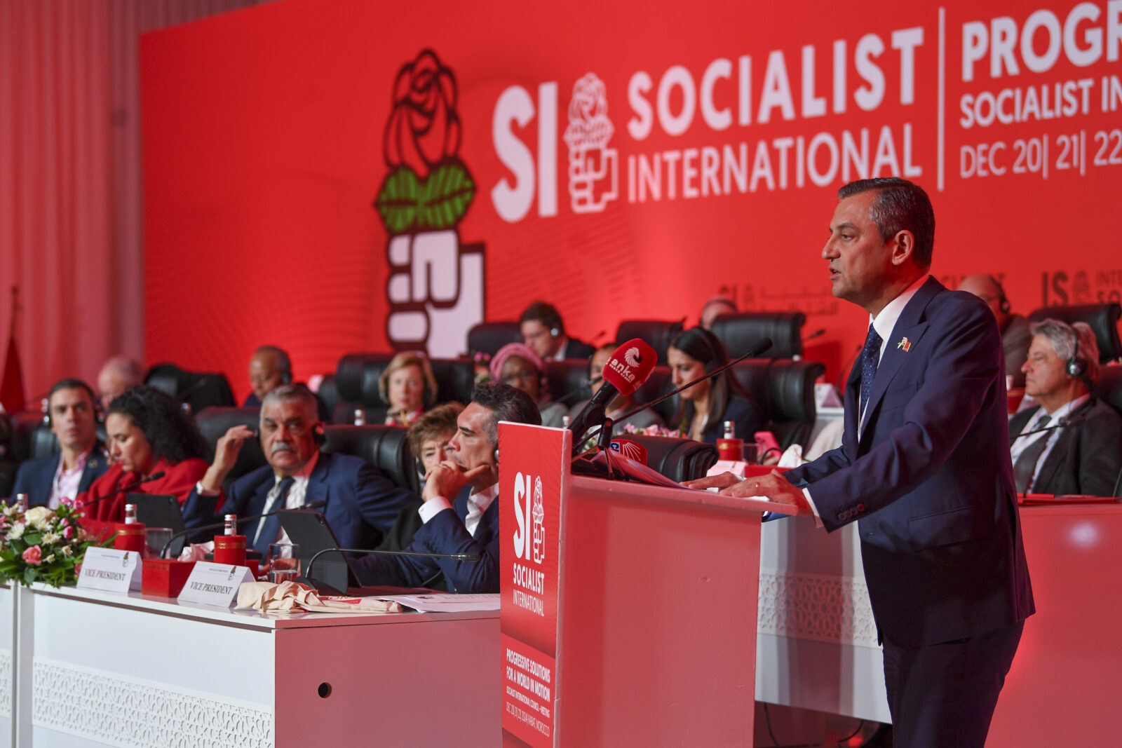 Turkish main opposition CHP's leader Ozel calls for fair burden sharing on migration