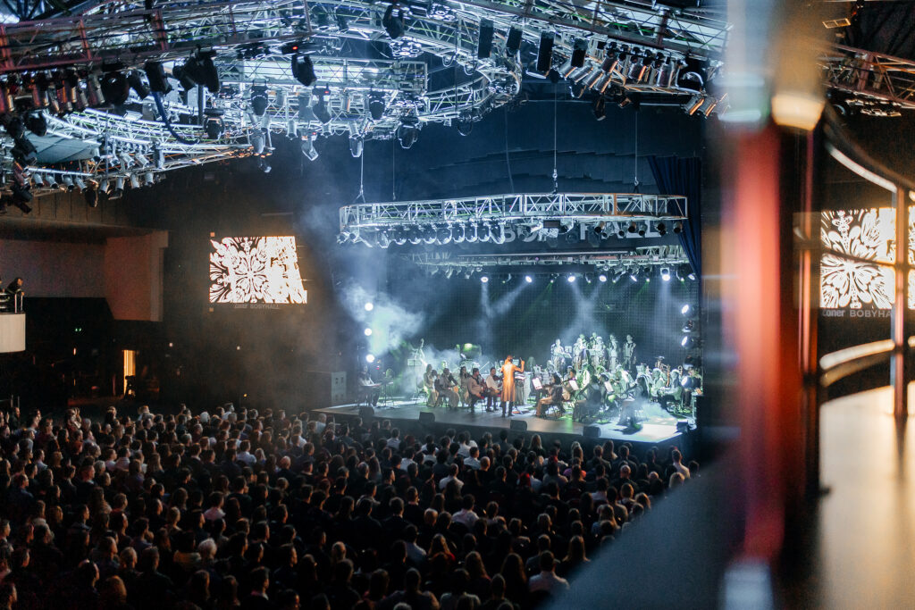 Ukrainian "Lords of the Sound" Symphony Orchestra. (Photo via Orchestra Press Uconcert-Anadolu Agency)