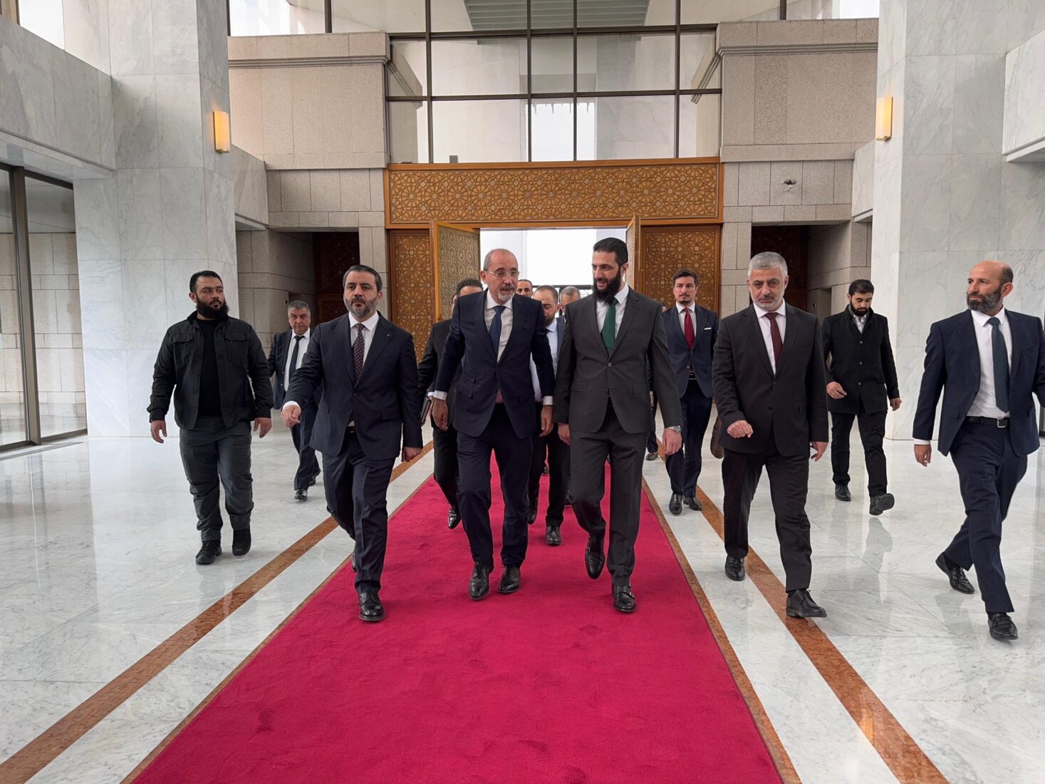 Jordan's FM Safadi meets Syria's new administration leader Sharaa in Damascus